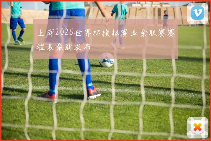 上海2026世界杯模拟赛业余联赛赛程表最新发布